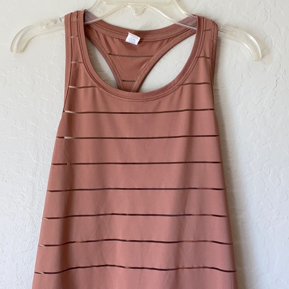 Perfect condition light mauve pink blush Athleta racerback - Picture 2 of 5